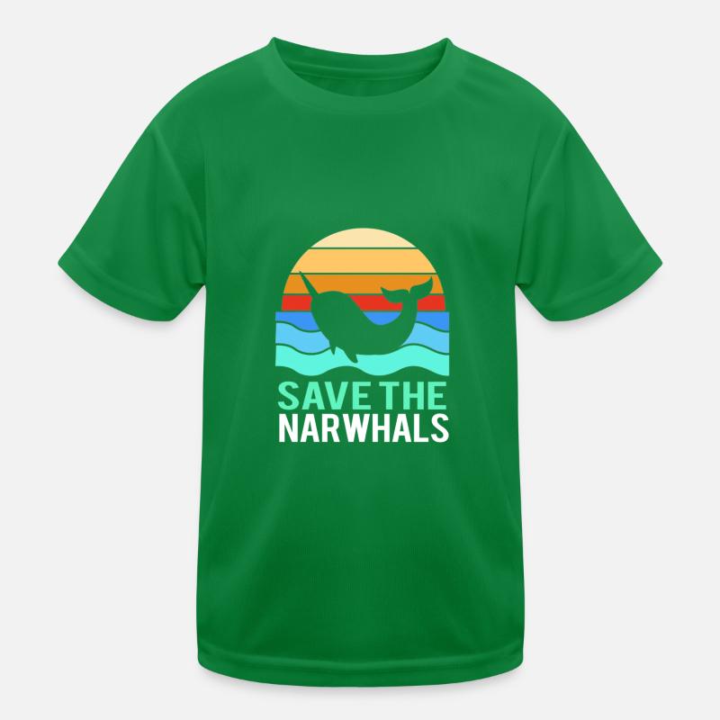Narwal Kinder Funktions-T-Shirt