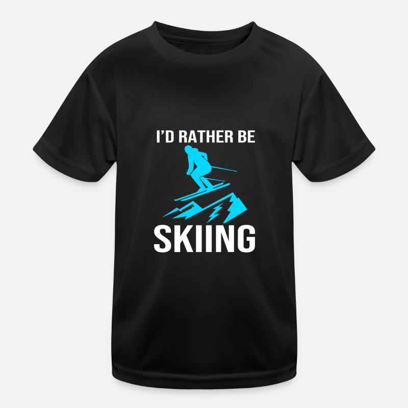 Ski Ski Holiday Kids Functional T-Shirt