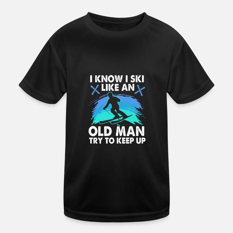 Ski Ski Holiday Kids Functional T-Shirt