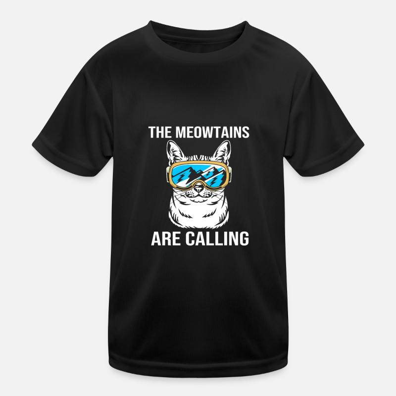 Ski Skiurlaub Kinder Funktions-T-Shirt
