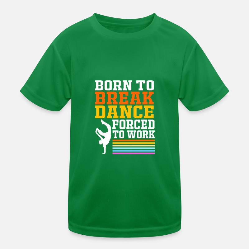 Breakdance Kinder Funktions-T-Shirt