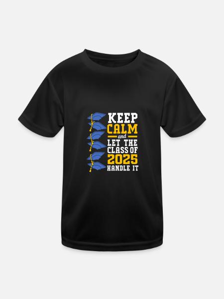 Klasse van 2025 - Functioneel T-shirt voor kinderen - zwart - Voor