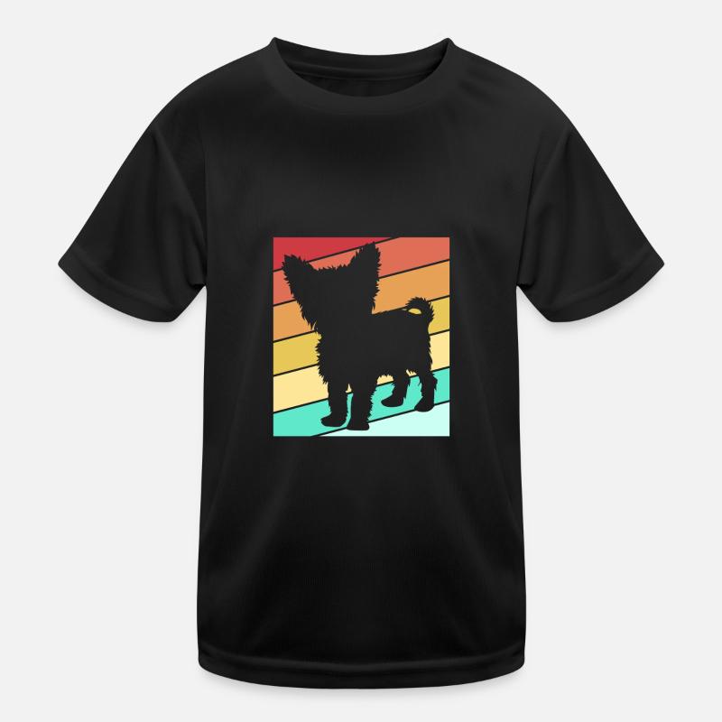Yorkshire Terrier Kinder Funktions-T-Shirt