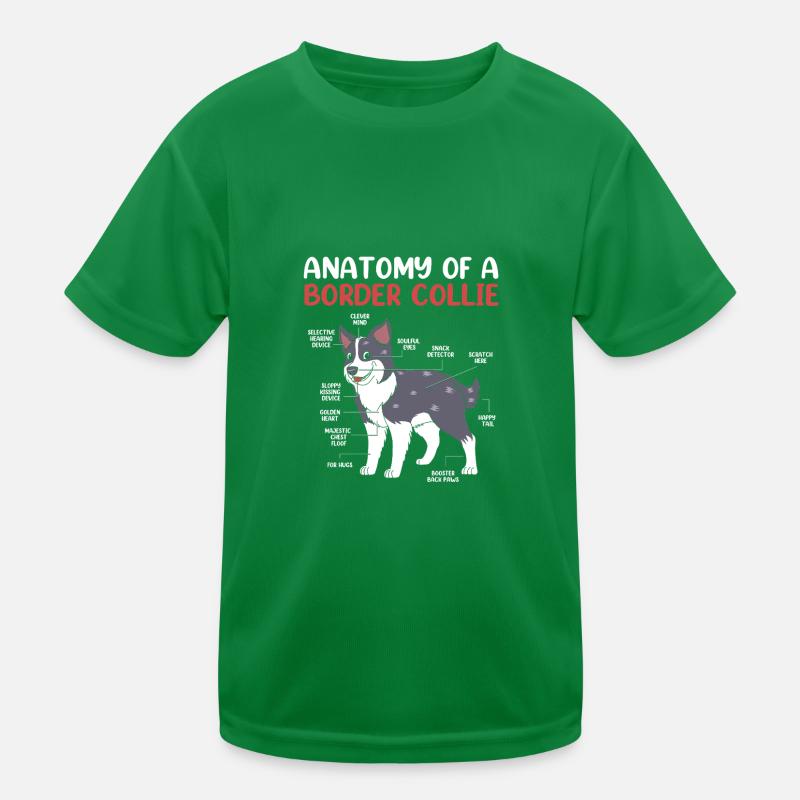 Border Collie T-shirt sport Enfant
