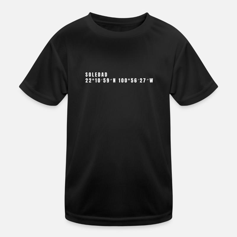 Coordonnées de San Luis Potosí Mexico T-shirt sport Enfant