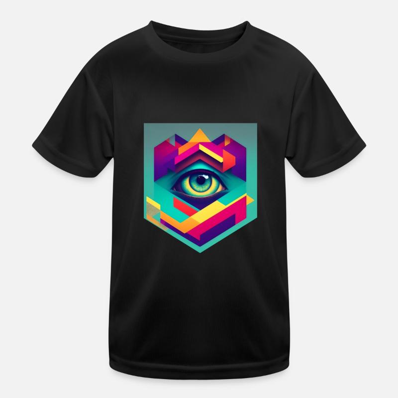 Retro 2 cut Kinder Funktions-T-Shirt