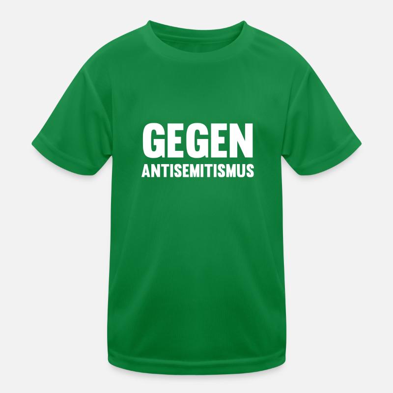 Gegen Antisemitismus Kinder Funktions-T-Shirt