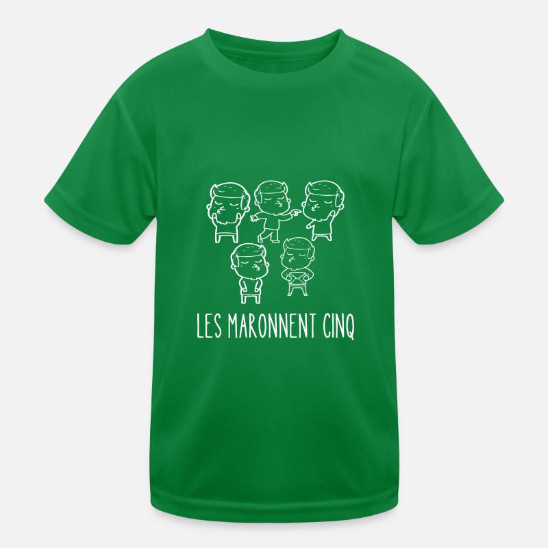 les maronnent cinq T-shirt sport Enfant
