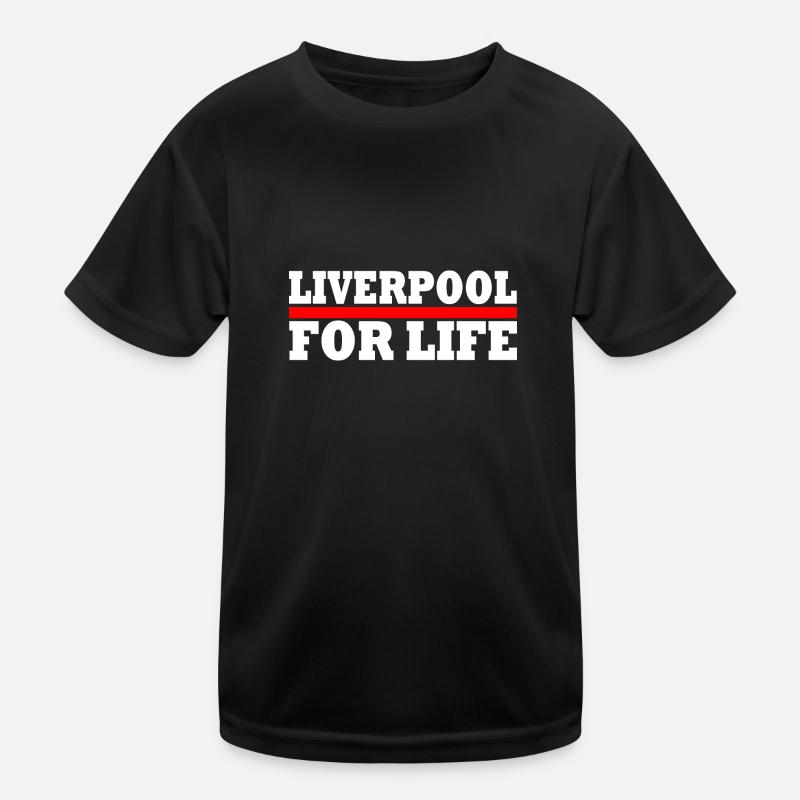 LIVERPOOL - Kinder Funktions-T-Shirt - Schwarz