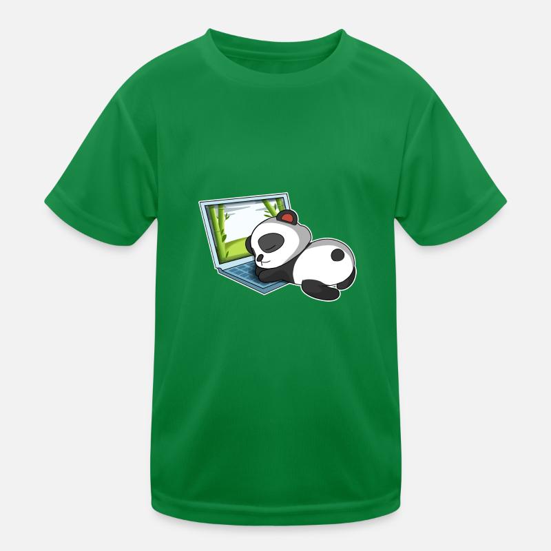 Panda au Homeoffice T-shirt sport Enfant