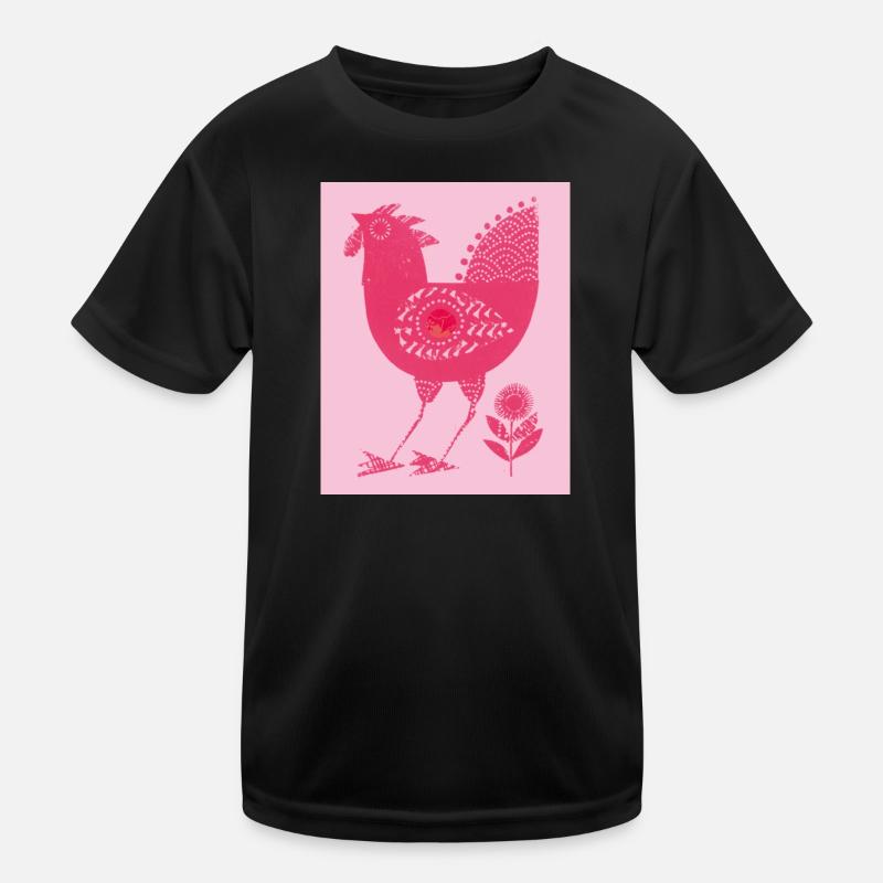 Huhn Kinder Funktions-T-Shirt