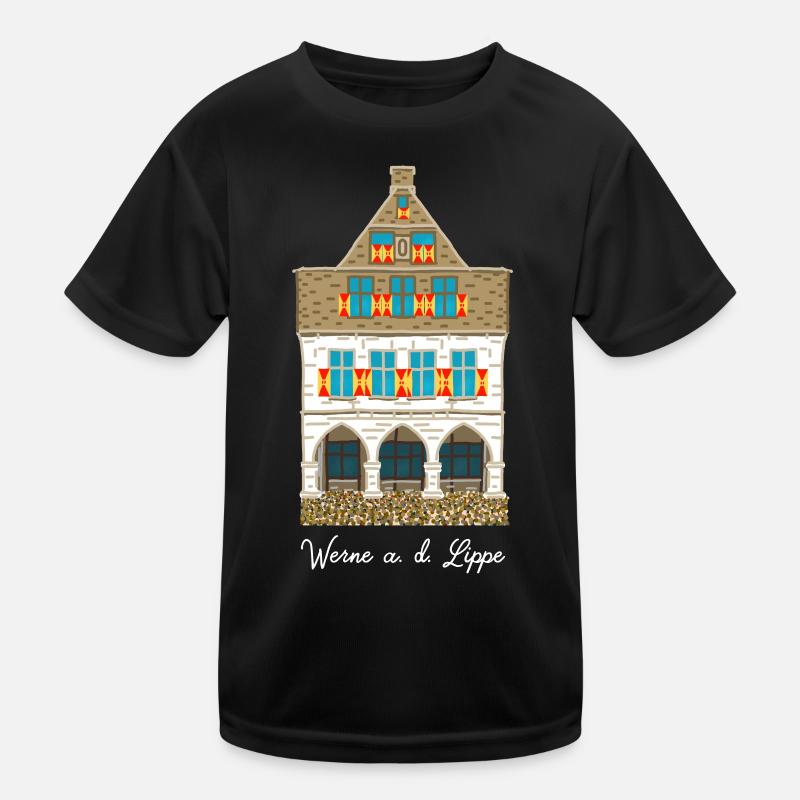 Werne a. d. Lippe, hôtel de ville historique T-shirt sport Enfant