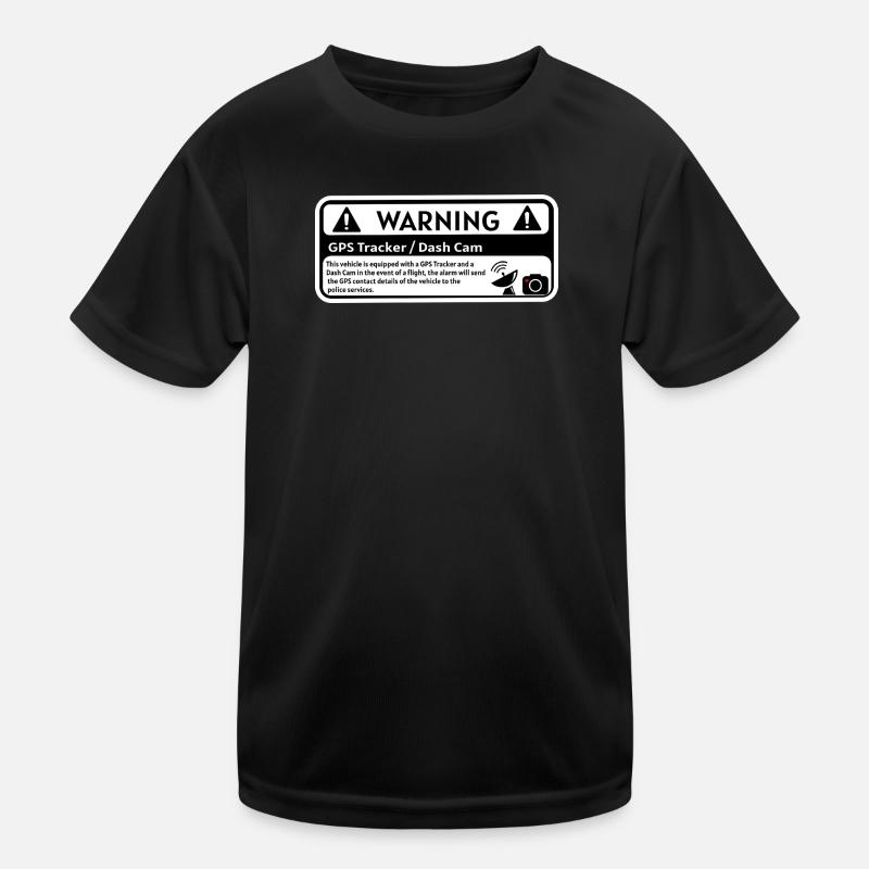 DashCam GPS Warning Kids Functional T-Shirt