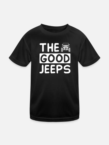 The Good Jeeps - Kids Functional T-Shirt - black - Front