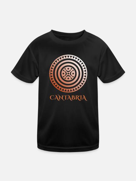 ESTELA CANTABRA BRONZE M2 - Kids Functional T-Shirt - black - Front