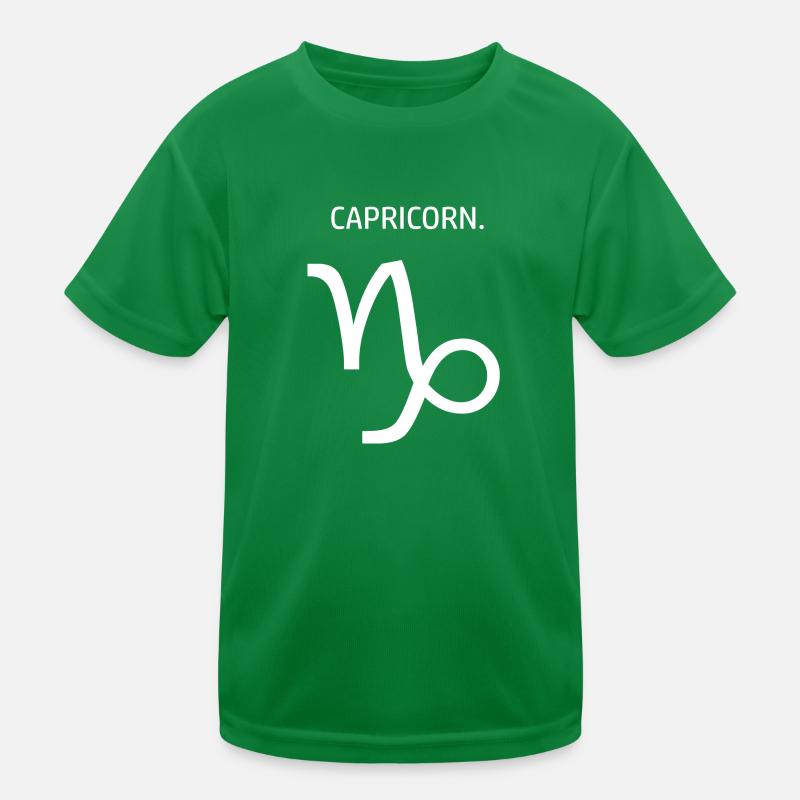 Sternzeichen Steinbock Horoskop Capricorn Zodiac Kinder Funktions-T-Shirt