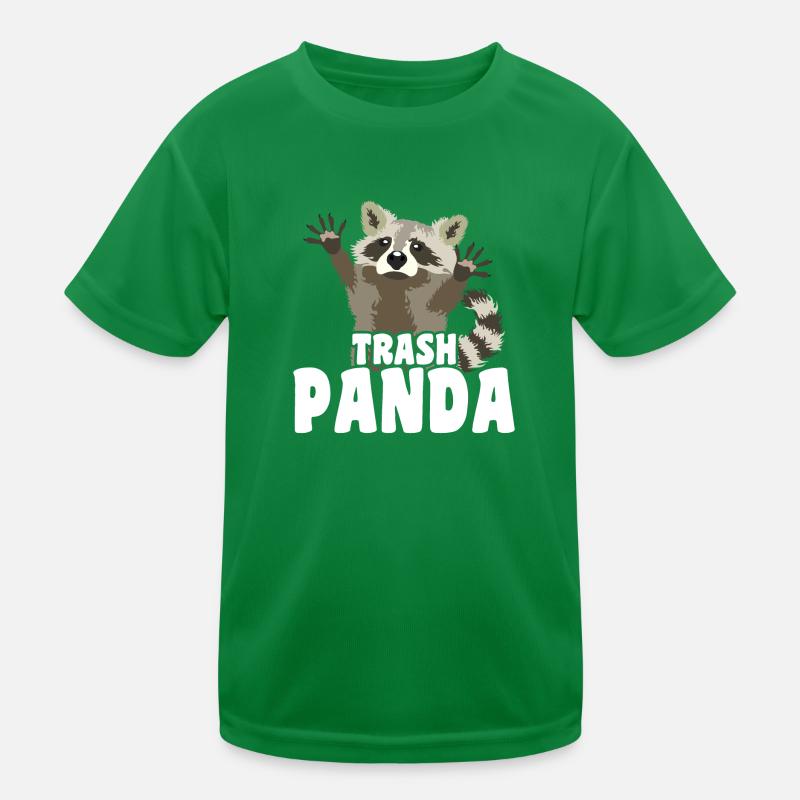 Trash Panda Lustiger Waschbär Spruch Kinder Funktions-T-Shirt