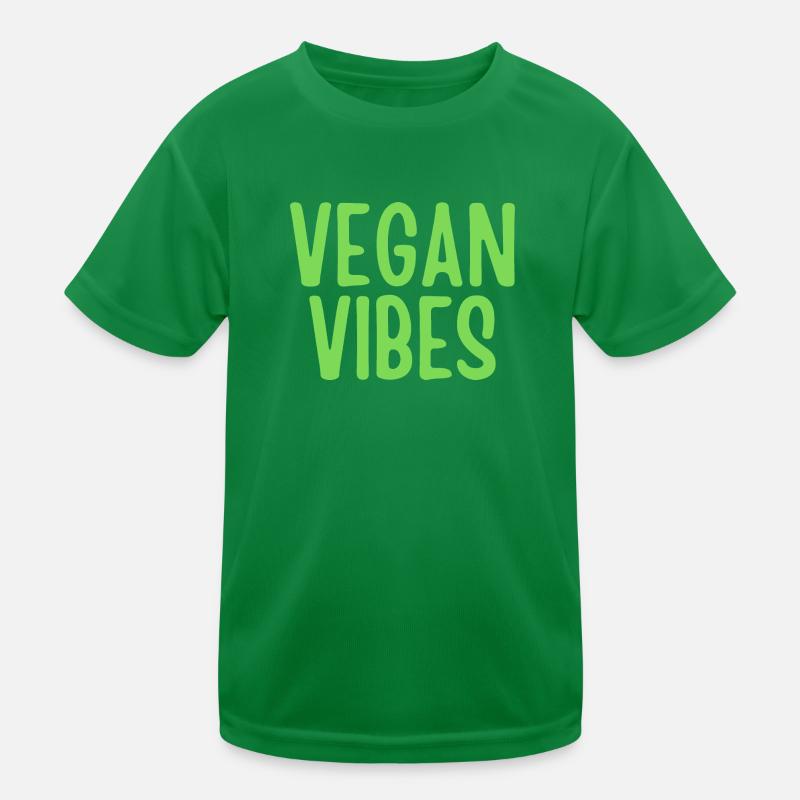 Vegane Vibes Kinder Funktions-T-Shirt