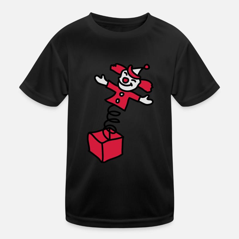 clown_aus_der_kiste_3c Kids Functional T-Shirt