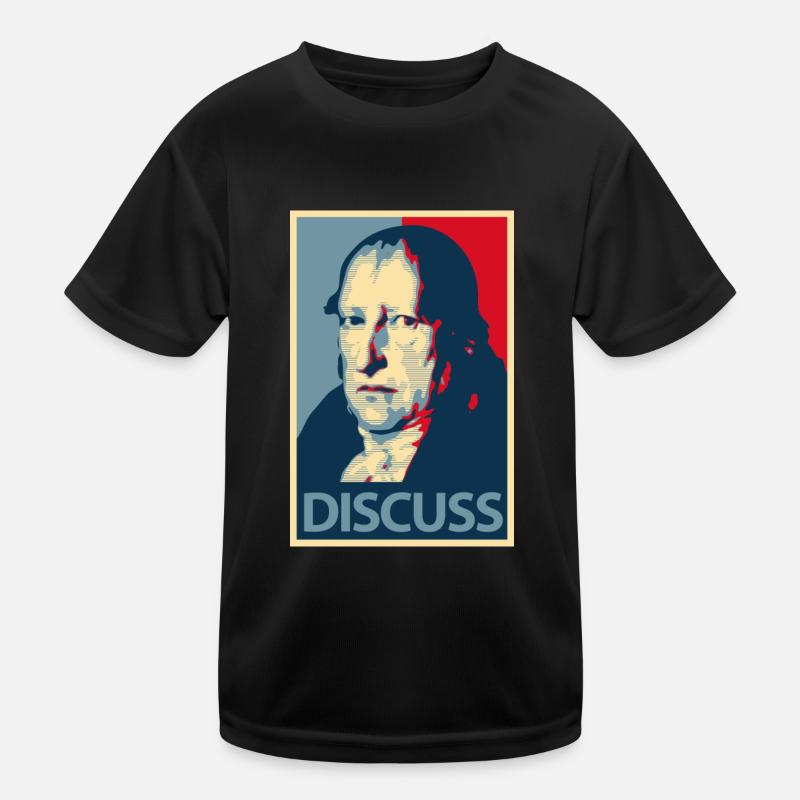 hegel discuss II philosophy, philosopher Kids Functional T-Shirt