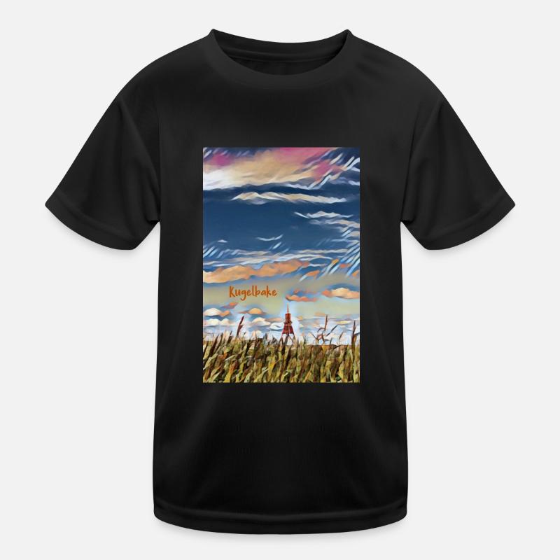 Kugelbake Kinder Funktions-T-Shirt