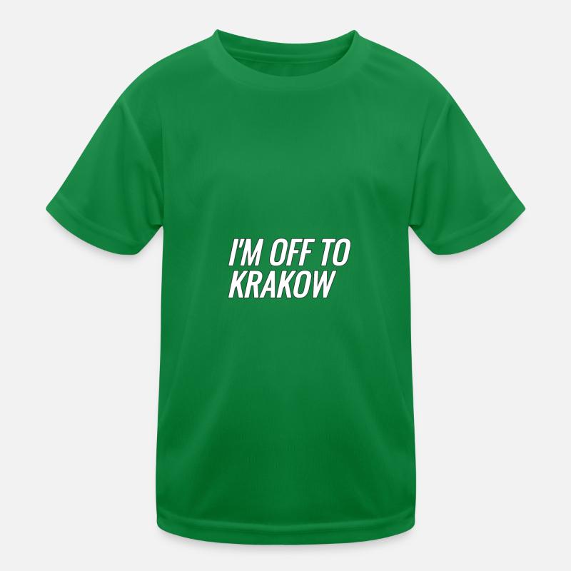 Off To Krakow Kids Functional T-Shirt