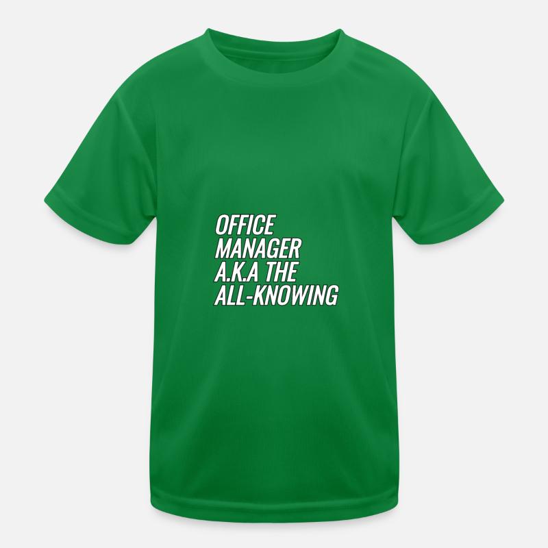 Office Manager Kids Functional T-Shirt
