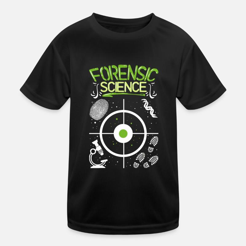 Tatort Forensic Science Geschenk für forensischen Kinder Funktions-T-Shirt