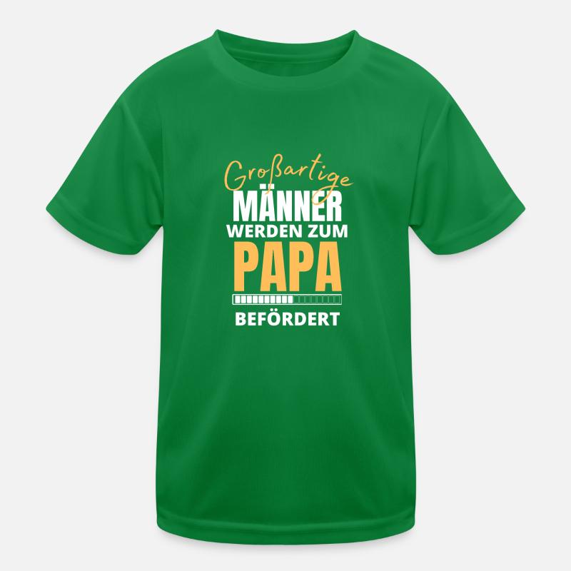 Werdender Papa Spruch Geschenk Kinder Funktions-T-Shirt