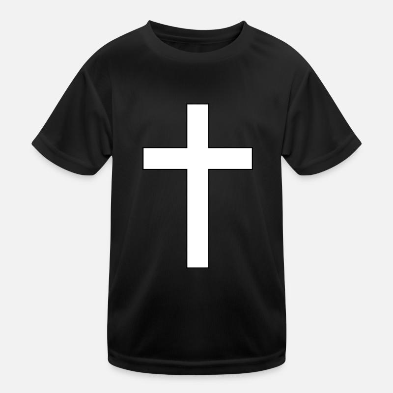 Classical Latin Cross Kids Functional T-Shirt