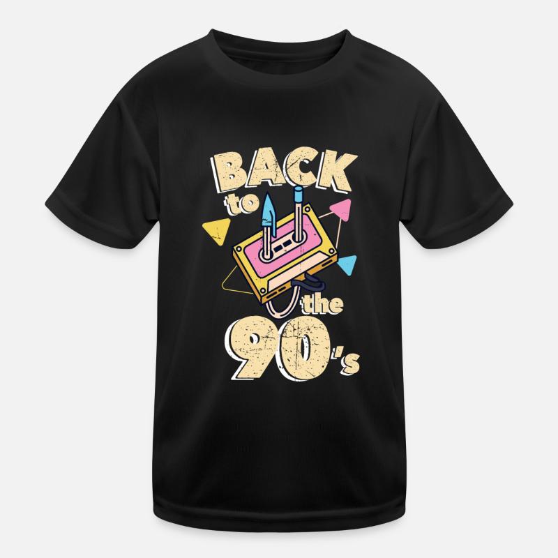90s 90er Kinder Funktions-T-Shirt