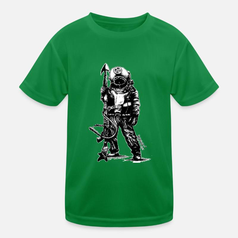 ancient diver Kids Functional T-Shirt