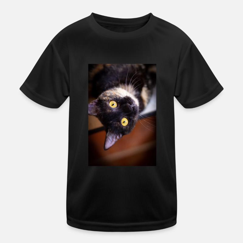 Die Katze Kinder Funktions-T-Shirt