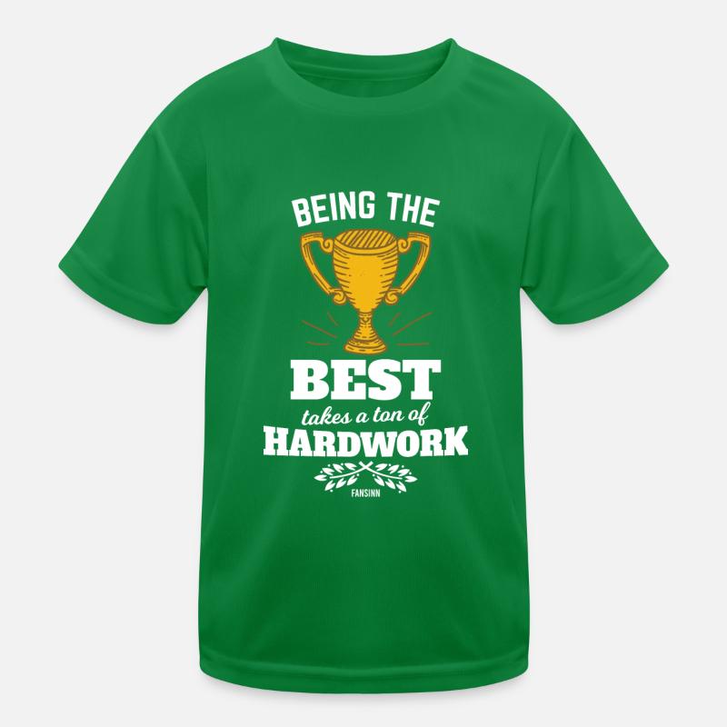 Succès du vainqueur de la Hard Work Cup T-shirt sport Enfant