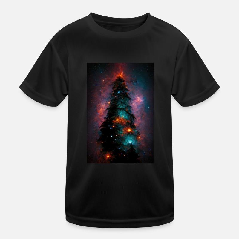 Arbre de Noël dans les étoiles T-shirt sport Enfant