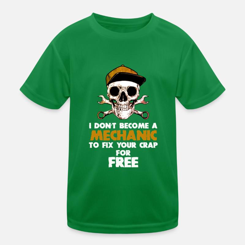 Les mécaniciens ne réparent pas pour les travailleurs de la construction gratuits T-shirt sport Enfant