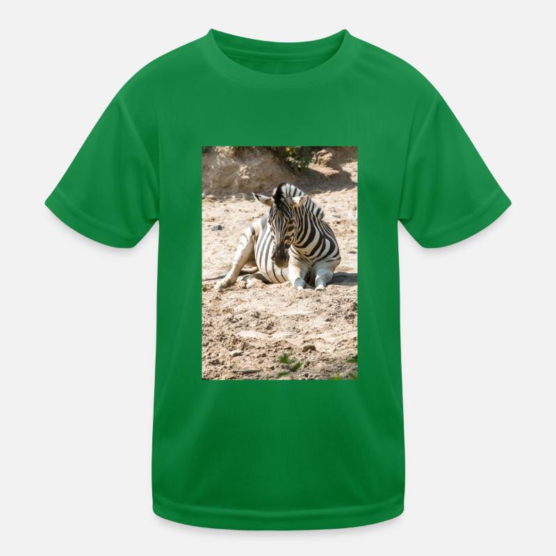 Zebra (auf Deutsch Zebra oder Zebras) Hippotigris Kinder Funktions-T-Shirt
