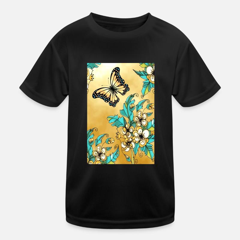 Schmetterling Kinder Funktions-T-Shirt