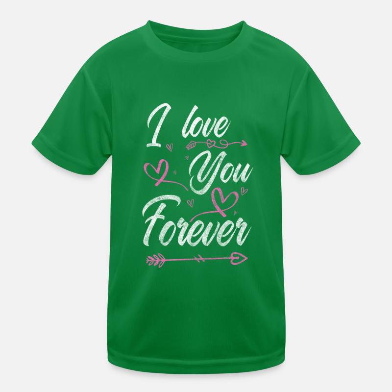 Beziehung Romantisch Kuss Freund Kinder Funktions-T-Shirt