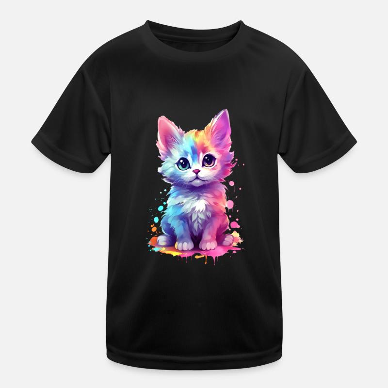 Idée d’impression unique et douce pour chat T-shirt sport Enfant