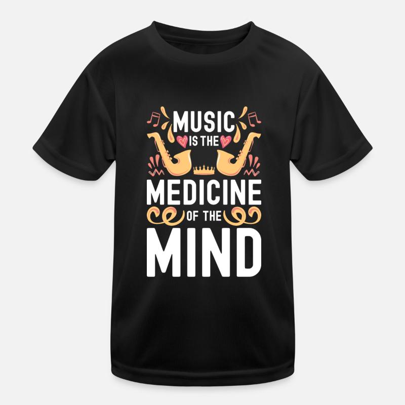 Music Techno Songs Kids Functional T-Shirt