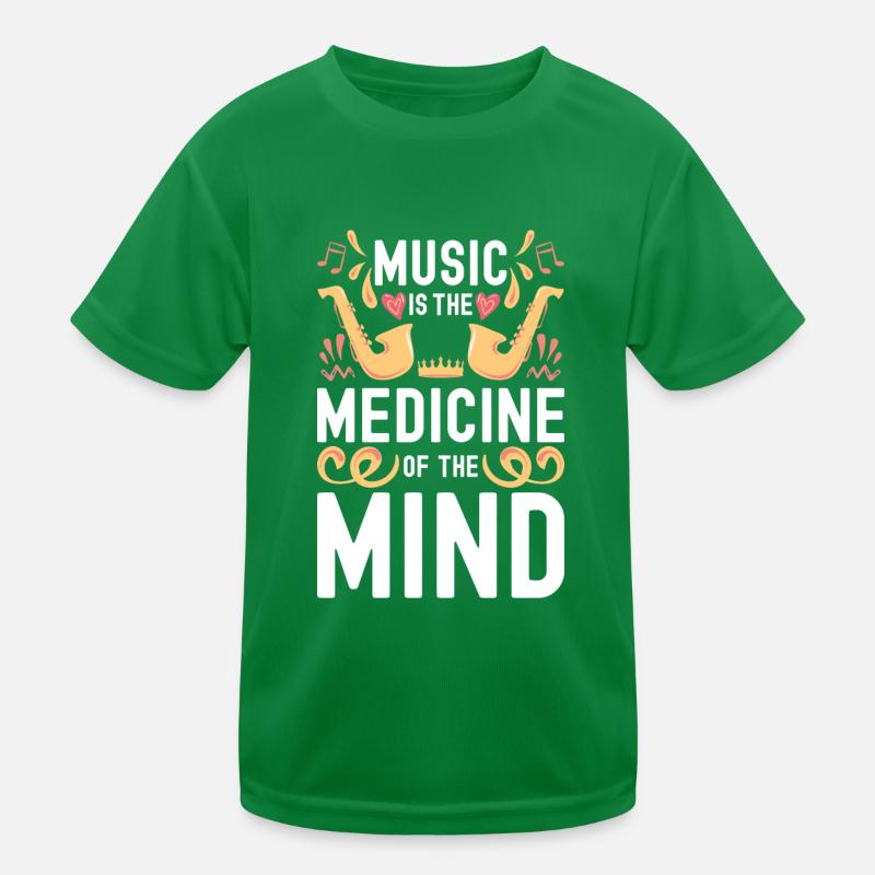 Music Techno Songs Kids Functional T-Shirt