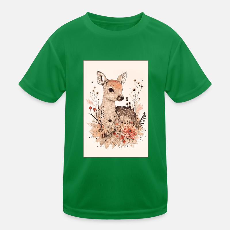 Chevreuil T-shirt sport Enfant