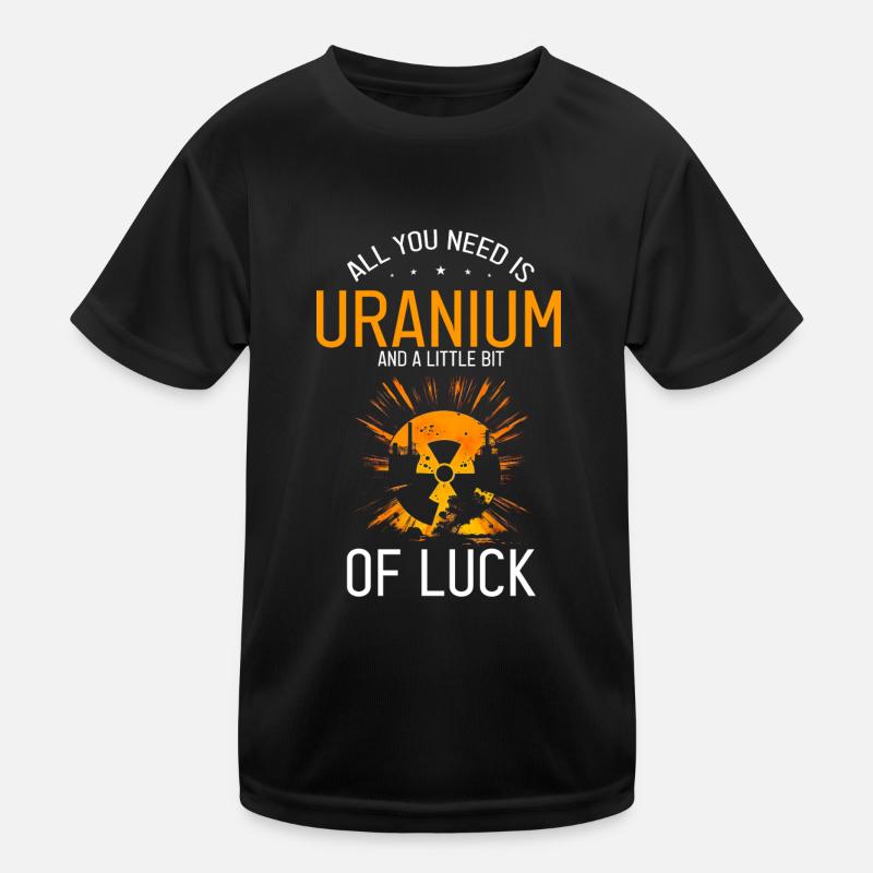 Nuklearplan Design für Kernenergie und Kernkraft Kinder Funktions-T-Shirt