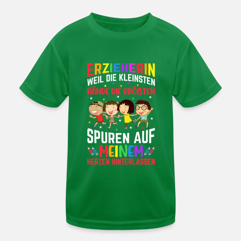 Kind Kindergarten Erzieher Abschiedsgeschenk Kinder Funktions-T-Shirt