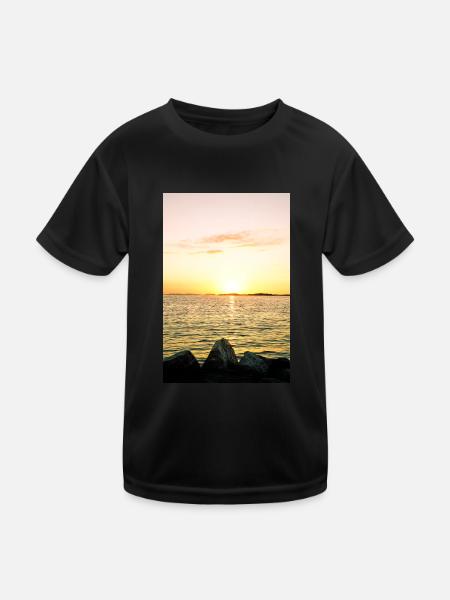 ocean - Kids Functional T-Shirt - black