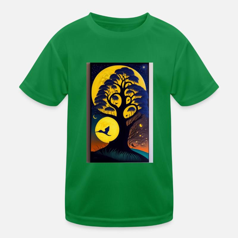 Der Baum Kinder Funktions-T-Shirt