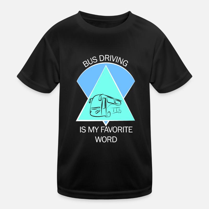 Bus Bus Driver School Bus Bus Bus Driver Kids Functional T-Shirt