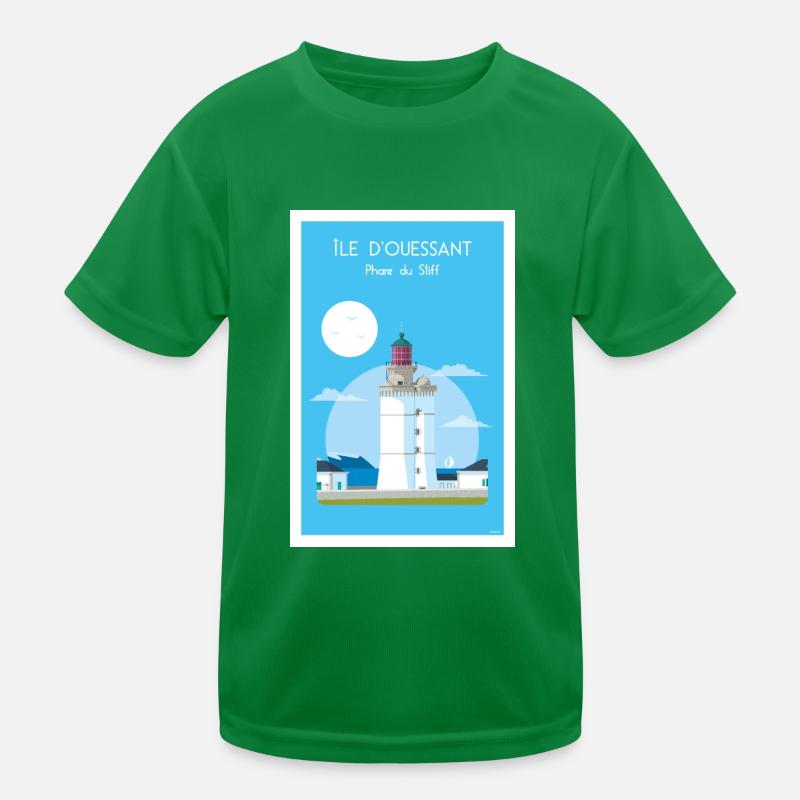 STIFF LIGHTHOUSE Kids Functional T-Shirt