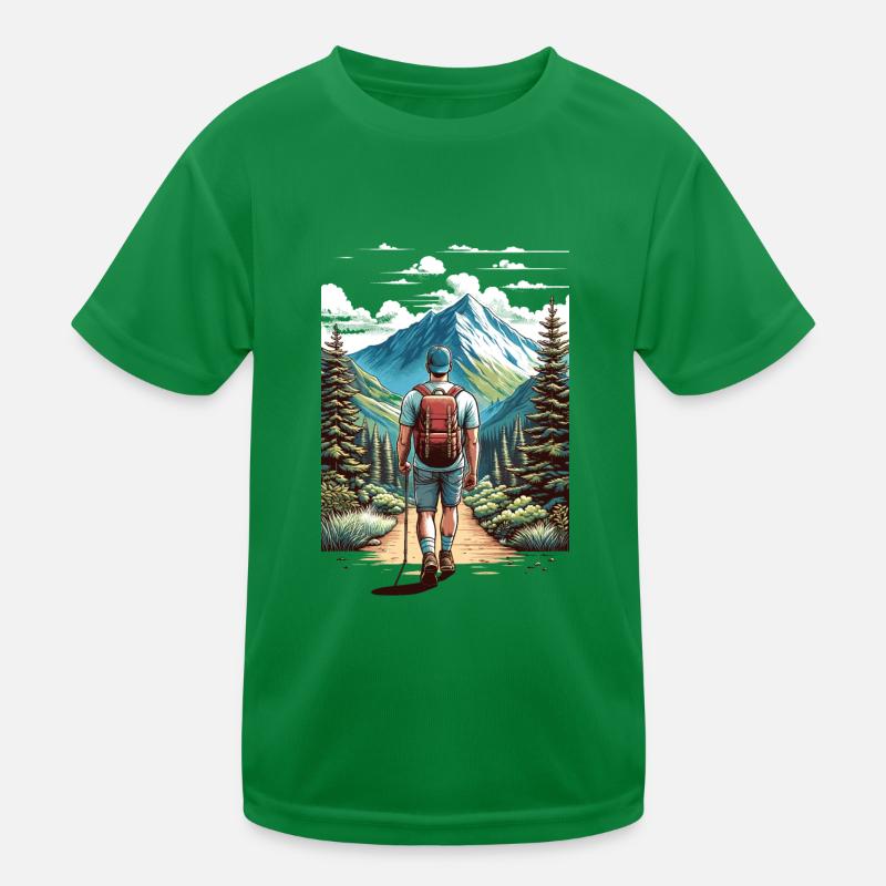 Aventure sur les sentiers de montagne T-shirt sport Enfant